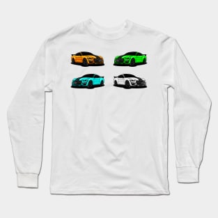 Ford Mustang Shelby GT500 X4 Long Sleeve T-Shirt